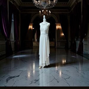 Chic Ivory Wedding Dress